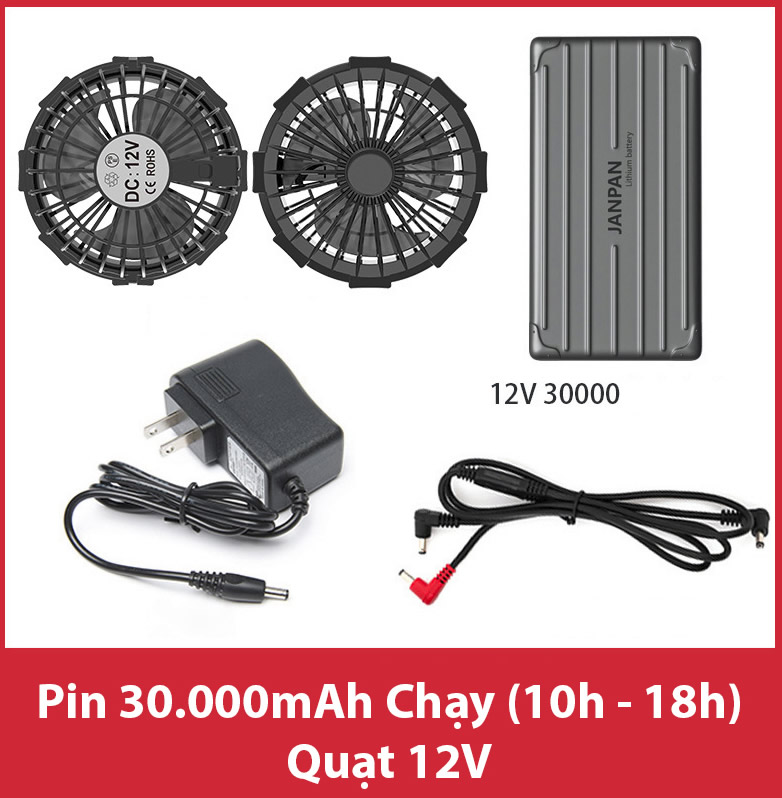Áo điều hòa quạt gió Nhật Bản