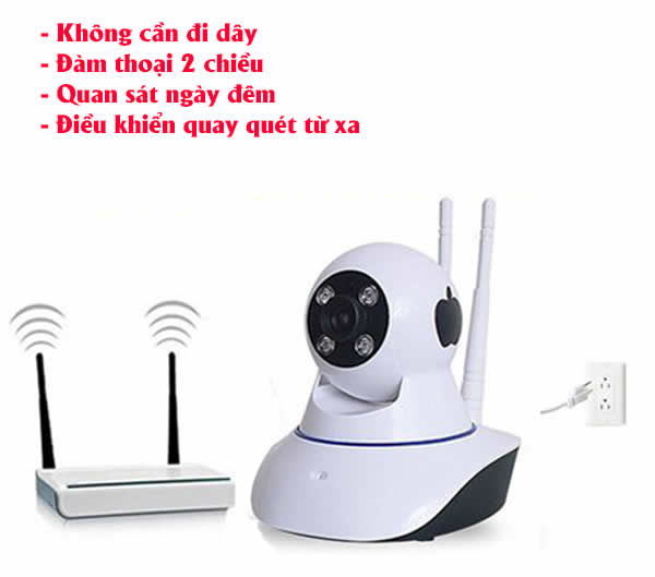 Lắp đặt camera wifi không dây tại TP Vinh Nghệ An